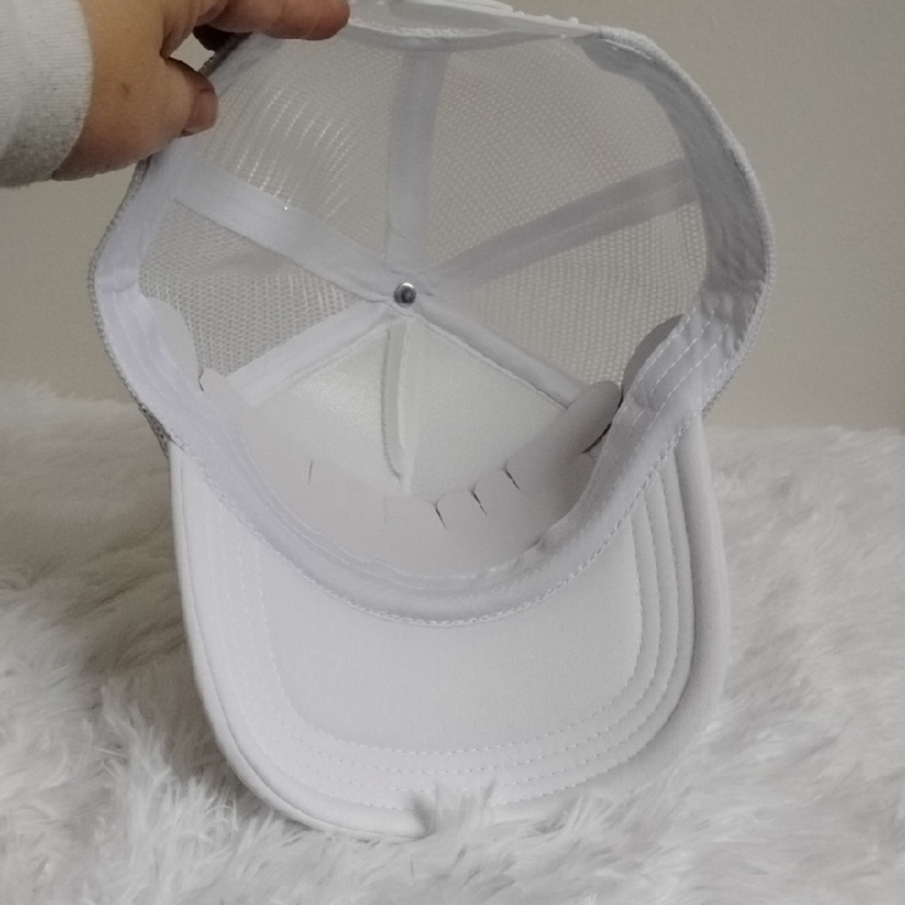 "IN MY CAT MOM ERA" Pink White‎ Animal Print Cat Lover's Statement Trucker Hat - Picture 6 of 12